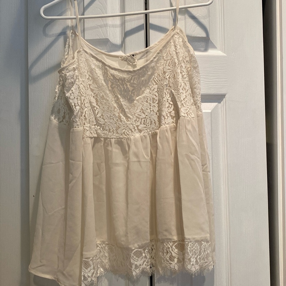 White off the shoulder blouse